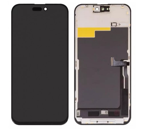 Дисплей для iPhone 15 Pro Max, черный, с рамкой, Copy (TFT)