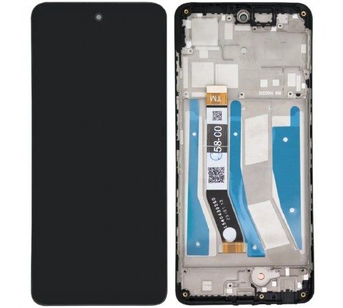 Дисплей для Motorola Moto G73 XT2237, черный, с рамкой, Original (PRC)