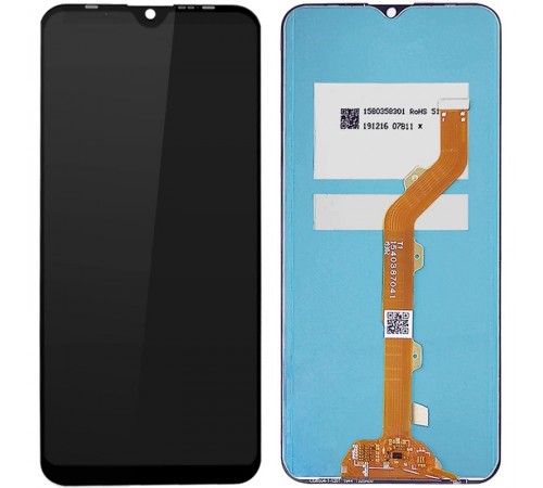 Дисплей для Tecno Spark 4 Lite (BB4k/KC8S), черный, без рамки, High Copy