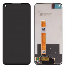 Дисплей для Realme 6, 6S, 7 (Global), чорний, без рамки, (Box) RMX2001, 1540417621, #1540396362/1540396368