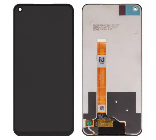 Дисплей для Realme 6, 6S, 7 (Global), черный, без рамки, (Box) RMX2001, 1540417621, #1540396362/1540396368