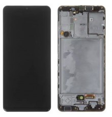 Дисплей для Samsung A315 Galaxy A31, чорний, з рамкою, Original, сервісна упаковка, #GH82-22761A/GH82-22905A/GH82-24455A