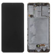 Дисплей для Samsung A315 Galaxy A31, черный, с рамкой, Original, сервисная упаковка, #GH82-22761A/GH82-22905A/GH82-24455A