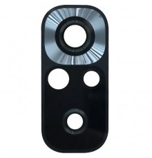 Скло камери для Xiaomi Redmi Note 10S, Poco M5s, чорне, без рамки 