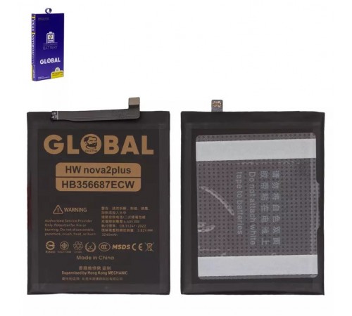 Аккумулятор Mechanic HB356687ECW для Huawei Honor 7X, Mate 10 Lite, Nova 2 Plus (2017), Nova 3i, Nova 4e, P Smart Plus, P30 Lite, P30 Lite (2020) New Edition, Li-Polymer, 3,82 B, 3240 мАч