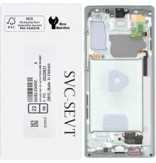 Дисплей для Samsung N980F Galaxy Note 20, N981 Galaxy Note 20 5G, зеленый (Mystic Green), с рамкой, Original, сервисная упаковка, #GH82-23495C