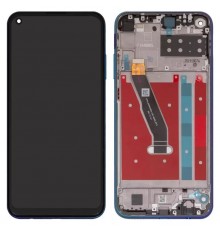 Дисплей для Huawei P40 Lite E, Y7p, синій, з рамкою, Original (PRC), aurora Blue, ART-L28/ART-L29/ART-L29N