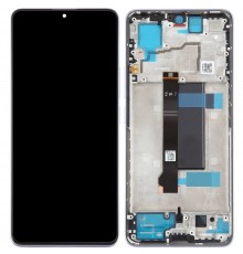 Дисплей для Xiaomi Poco X6, Redmi Note 13 Pro 5G, фіолетовий (Aurora Purple), з рамкою, Copy (TFT)