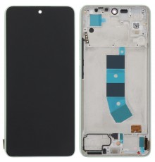 Дисплей для Xiaomi Redmi Note 13 4G, зелений (Mint Green), з рамкою, Copy (TFT)