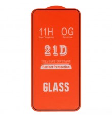 Защитное стекло для Samsung S921 Galaxy S24, совместимо с чехлом, Full Glue, (без упаковки), черный