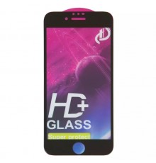 Защитное стекло ASP для Apple iPhone 7, iPhone 8, iPhone SE 2020, совместимо с чехлом, Full Glue, черный