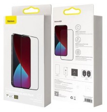 Защитное стекло для Apple iPhone 12 Pro Max, 0.25mm, Full-Screen and Full-Glass Tempered Glass Film, Baseus (SGAPIPH67N-KC01), черный, комплект 2шт.