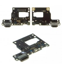 Шлейф для Xiaomi Mi 9 Lite, Mi CC9, конектора зарядки, мікрофона, плата зарядки, Original (PRC)