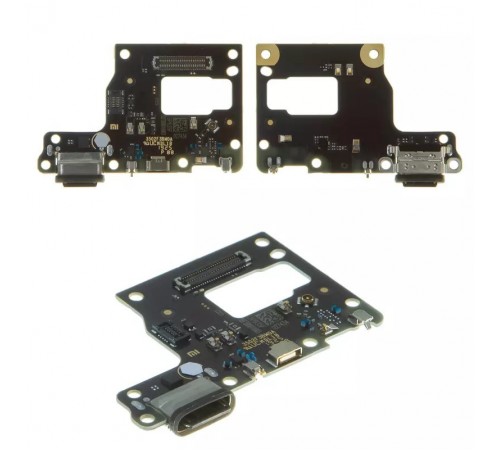 Шлейф для Xiaomi Mi 9 Lite, Mi CC9, конектора зарядки, мікрофона, плата зарядки, Original (PRC)