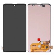 Дисплей для Samsung A515 Galaxy A51, черный, без рамки, High Copy с широким ободком, (OLED)