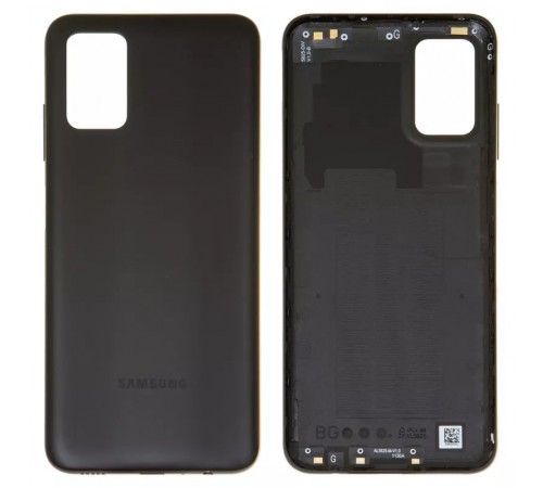 Задняя панель корпуса для Samsung A037F Galaxy A03s, черная Задняя панель корпуса для Samsung A037F Galaxy A03s, черная