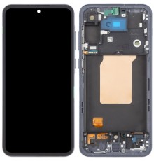 Дисплей для Samsung A556 Galaxy A55, синий (Navy), с рамкой, Original