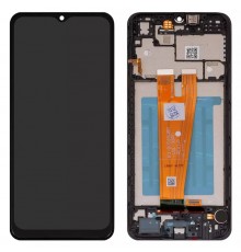 Дисплей для Samsung A045 Galaxy A04, черный, с рамкой, (Box)