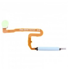 Шлейф для Xiaomi Redmi Note 10 Pro, Redmi Note 10 Pro Max, сканера отпечатка пальца (Touch ID), голубой (Glacier Blue), Original (PRC)