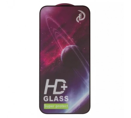 Захисне скло ASP для Apple iPhone 16 Pro Max, сумісне з чохлом, Full Glue, чорне 