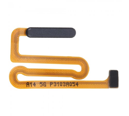 Шлейф для Samsung A146P Galaxy A14 5G, кнопки увімкнення, сканера відбитка пальця (Touch ID), чорний, Original (PRC)