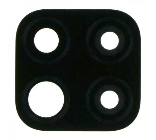 Скло камери для Huawei P40 Lite, чорне, без рамки