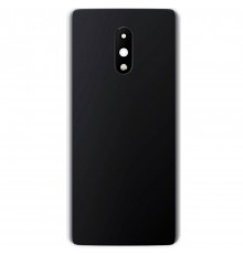 Задняя панель корпуса для OnePlus 7, серая (Mirror Gray), Copy + стекло камеры