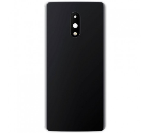Задняя панель корпуса для OnePlus 7, серая (Mirror Gray), Copy + стекло камеры