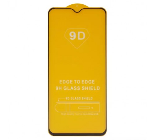 Защитное стекло для Realme X2 Pro, совместимо с чехлом, Full Glue, (без упаковки), черный