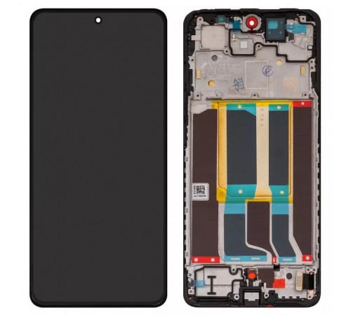 Дисплей для OnePlus Nord CE4, с рамкой, черный, Original (PRC), CPH2613