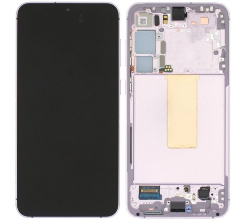 Дисплей для Samsung S916 Galaxy S23 Plus, фиолетовый (Lavender), с рамкой, Original, сервисная упаковка, #GH82-30477D