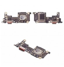 Шлейф для Xiaomi 12T, 12T Pro, коннектора зарядки, c SIM-коннектором, плата зарядки