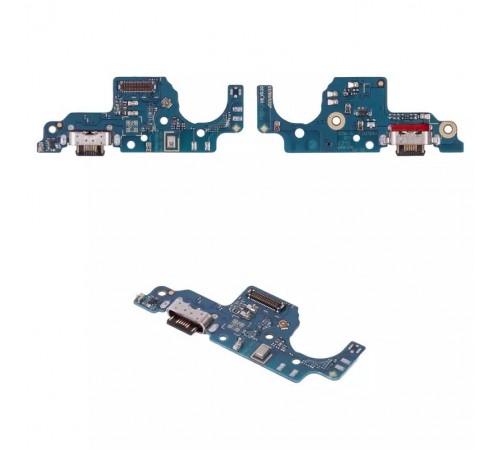 Шлейф для Motorola Moto G24, Moto G24 Power, коннектора зарядки, мікрофона, плата зарядки, High Copy