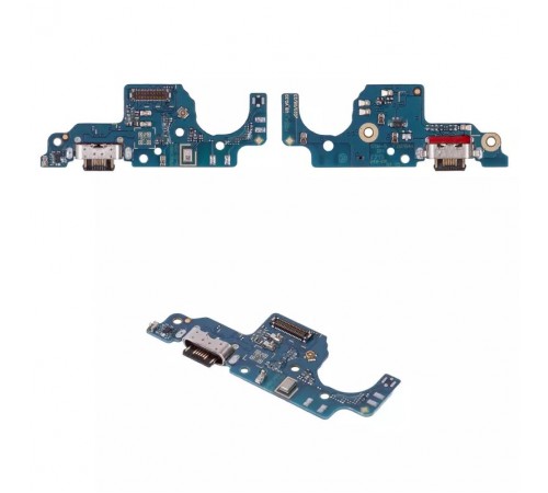 Шлейф для Motorola Moto G24, Moto G24 Power, коннектора зарядки, микрофона, плата зарядки, High Copy
