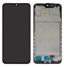 Дисплей для Samsung A166 Galaxy A16 5G, черный, с рамкой, High Copy (OLED)