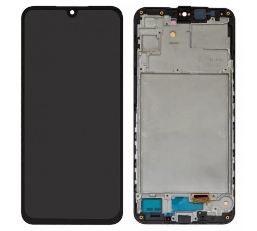 Дисплей для Samsung A166 Galaxy A16 5G, черный, с рамкой, High Copy (OLED)