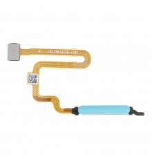 Шлейф для Xiaomi Poco M4 Pro 5G, Redmi Note 11 5G, сканера отпечатка пальца (Touch ID), голубой, Original (PRC)