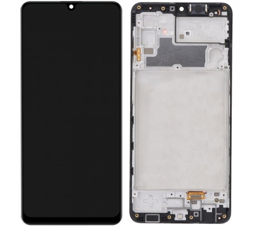 Дисплей для Samsung M325 Galaxy M32, черный, с рамкой, Copy (TFT) Дисплей для Samsung M325 Galaxy M32, черный, с рамкой, Copy (TFT)