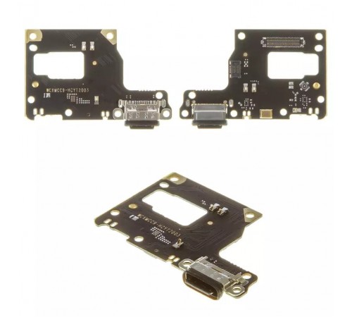 Шлейф для Xiaomi Mi 9 Lite, Mi CC9, конектора зарядки, мікрофона, плата зарядки, High Copy M1904F3BG