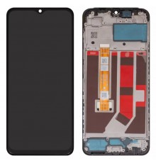 Дисплей для Oppo A38, черный, с рамкой, Original (PRC), CPH2579, HTF066H015-FPC-A1