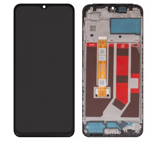 Дисплей для Oppo A38, чорний, з рамкою, Original (PRC), CPH2579, HTF066H015-FPC-A1