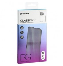 Защитное стекло для Apple iPhone 13 Pro Max, iPhone 14 Plus, антишпион, 0.3mm, 2.5D, 9H, Glass Pro+, 2-Way Privacy, HD Super-Clearness, Momax (PZAP21LD1VD), черный