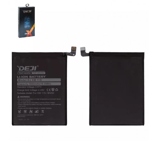 Аккумулятор Deji BN5D для Xiaomi Poco M4 Pro 4G, Redmi Note 11, Redmi Note 12S, Li-ion, 3,87 B, 5000 мАч Аккумулятор Deji BN5D для Xiaomi Poco M4 Pro 4G, Redmi Note 11, Redmi Note 12S, Li-ion, 3,87 B, 5000 мАч