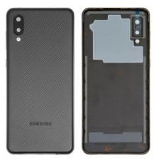 Задняя панель корпуса для Samsung A022F Galaxy A02, черная