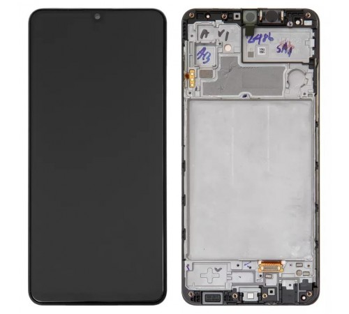 Дисплей для Samsung M325 Galaxy M32, чорний, з рамкою, Original, сервісна упаковка, #GH82-26193A/GH82-25981A Дисплей для Samsung M325 Galaxy M32, чорний, з рамкою, Original, сервісна упаковка, #GH82-26193A/GH82-25981A