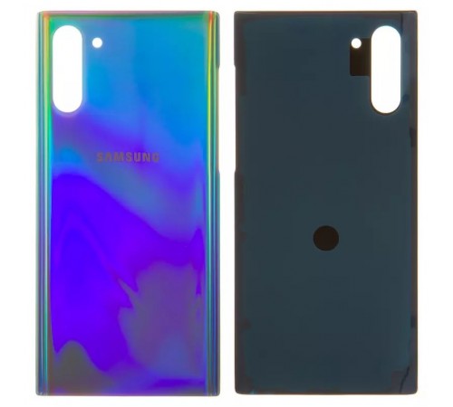 Задняя панель корпуса для Samsung N970F Galaxy Note 10, серебристая