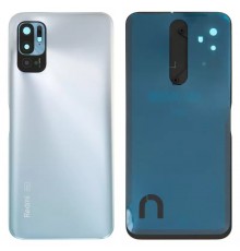 Задняя панель корпуса для Xiaomi Redmi Note 10 5G, серебристая + стекло камеры, graphite gray