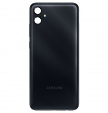 Задня панель корпусу для Samsung A042 Galaxy A04e, чорна (Black) + скло камери