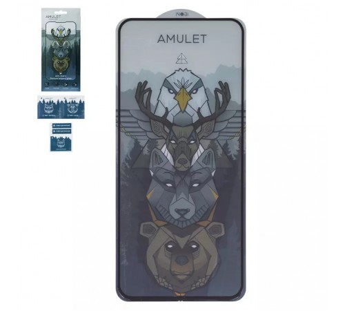 Защитное стекло iNobi Amulet для Xiaomi Poco M3 Pro, Redmi 10 (2022), Redmi Note 10 5G, Full Glue, Anti-Static, черный