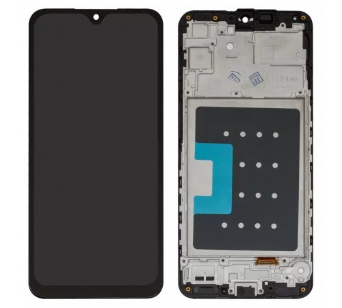Дисплей для Samsung A166 Galaxy A16 5G, черный, с рамкой, Сopy (TFT)